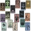 Tarot Cards Sticker Extra Large Stickers for Adults Funny Adhesives with Memes Multi 16 Pieces(16 Pieces)