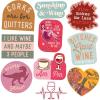 Wine Sticker Extra Large Stickers for Adults Funny Adhesives with Memes Drinking Cool Wine Multi 10 Pieces(10 Pieces)