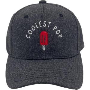 Crazy Dog T-Shirts Funny Dad Hats Hilarious Fathers Day Graphic Caps(Heather Black – Coolest Pop)
