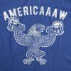 Americaaaw Mens Fitness Tank Funny 4th of July Merica Bald Eagle Beer Drinking Graphic Party Shirt(Heather Royal)