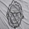 Has Anyone Seen A Yeti Funny Flip T Shirt Cool Bigfoot Cool Vintage Graphic Tee(Light Heather Grey)