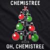 Mens Chemistree T Shirt Funny Chemistry Science Christmas Nerdy Graphic Cool Tee(Black)