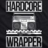 Mens Hardcore Wrapper T Shirt Funny Christmas Offensive Xmas Gifts(Black)