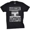 Mens Hardcore Wrapper T Shirt Funny Christmas Offensive Xmas Gifts(Black)