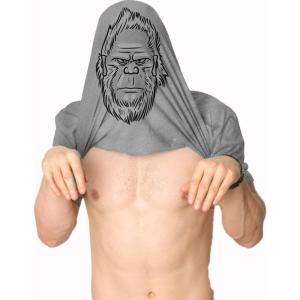 Has Anyone Seen A Yeti Funny Flip T Shirt Cool Bigfoot Cool Vintage Graphic Tee(Light Heather Grey)