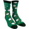 Crazy Dog T-Shirts Funny Cool Graphic Novelty Crew Socks for Men(Lot of Balls)