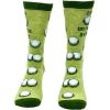 Crazy Dog T-Shirts Mens Funny Golf Socks Sports Crews for Guys with Fun Clubhouse Sayings(Distracted By Balls)
