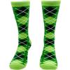 Crazy Dog T-Shirts Mens Funny Golf Socks Sports Crews for Guys with Fun Clubhouse Sayings(Golf Course)