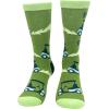 Crazy Dog T-Shirts Mens Funny Golf Socks Sports Crews for Guys with Fun Clubhouse Sayings(Ride Or Die)