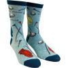 Crazy Dog T-Shirts Mens Funny Golf Socks Sports Crews for Guys with Fun Clubhouse Sayings(Wash Balls)