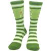 Crazy Dog T-Shirts Mens Funny Golf Socks Sports Crews for Guys with Fun Clubhouse Sayings(Zero Putts Given)