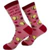 Crazy Dog T-Shirts Women’s Tacos Are My Valentine Socks Funny Sarcastic Valentines Day Graphic Novelty Footwear for Ladies