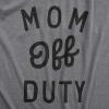 Crazy Dog T-Shirts womens 024badassmomgroupwmn(Dark Heather Grey – Off Duty)