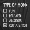 Funny Mom Shirts for Cool Moms with Hustle Sarcastic Mothers Day Tees with Funny Sayings(Heather Black – Cut a B)