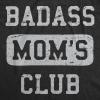 Funny Mom Shirts for Cool Moms with Hustle Sarcastic Mothers Day Tees with Funny Sayings(Heather Black – Moms Club)
