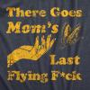 Funny Mom Shirts for Cool Moms with Hustle Sarcastic Mothers Day Tees with Funny Sayings(Heather Navy – Last Flying)
