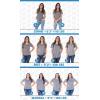 Womens Tacos Repeating Design T Shirt Funny Retro Tee for Ladies(Navy)