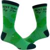 Crazy Dog T-Shirts Men’s Best Dad By Par Socks Funny Fathers Day Golf Novelty Graphic Footwear