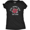 Funny Mom Shirts for Cool Moms with Hustle Sarcastic Mothers Day Tees with Funny Sayings(Heather Black – Tattoos)