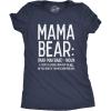 Womens Mama Duck T Shirt Cute Bird mom Gift for Pet Owner or Lover(Heather Navy – Mama Bear Definition)