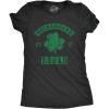 Womens Saint Patricks Day T Shirts Funny Shenanigans Clover Graphic Tees for Women(Heather Black – Shenanigans Squad)