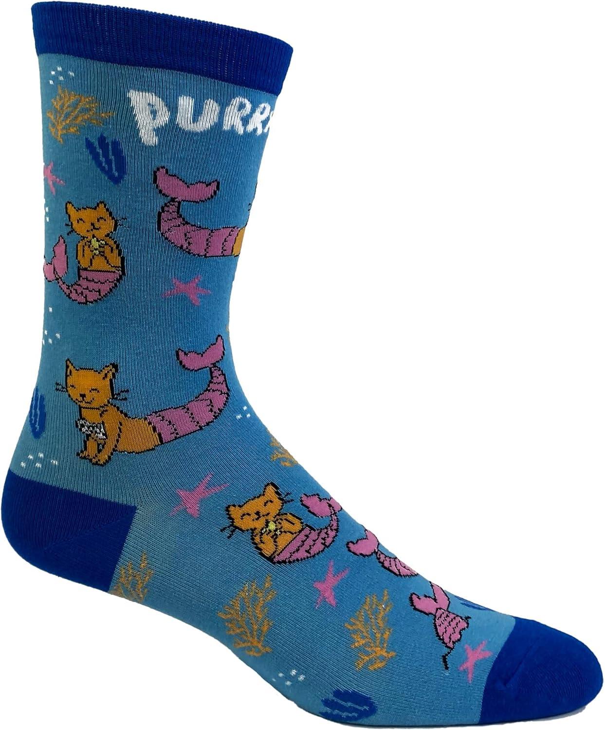imageCrazy Dog TShirts Cute Animal Socks for Women Fun Socks with Animals and Sarcastic HumorPurrmaid