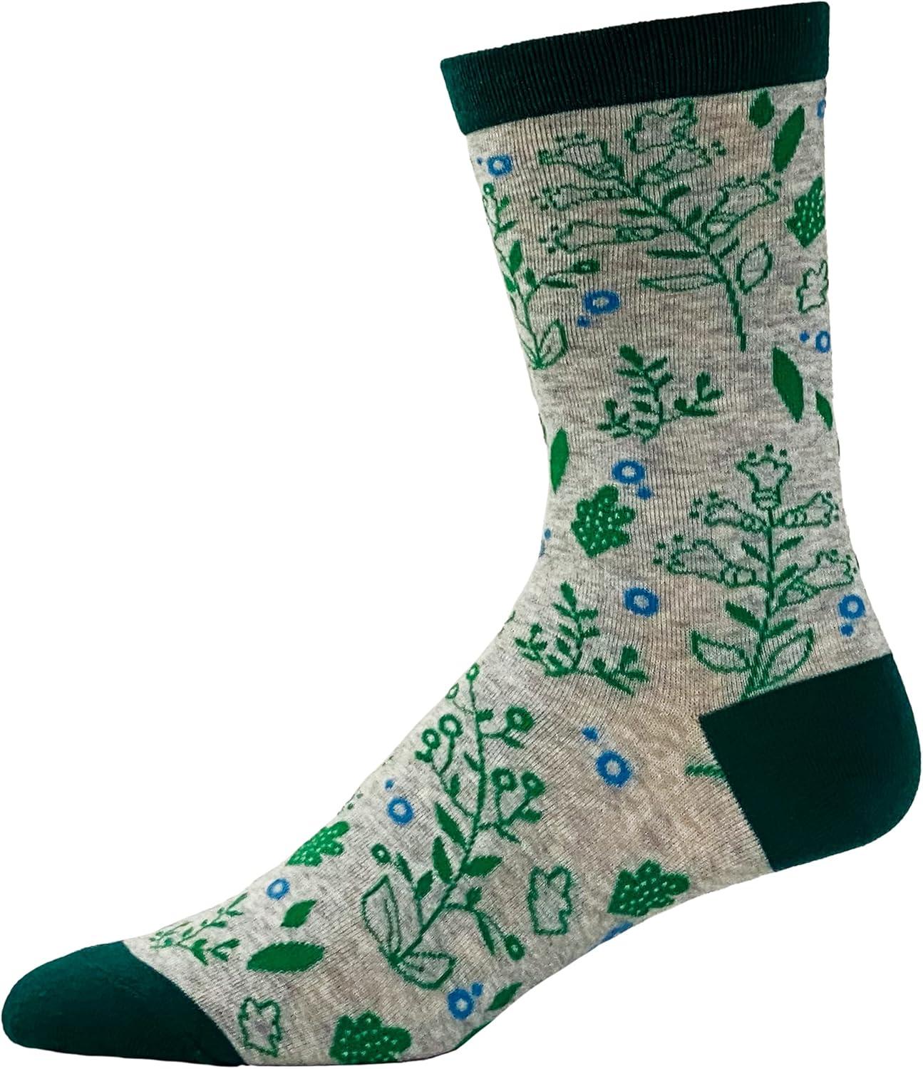 imageCrazy Dog TShirts Womens Plant Mom Socks Funny Gardening Flowers Herbs Growing Novelty Graphic Footwear