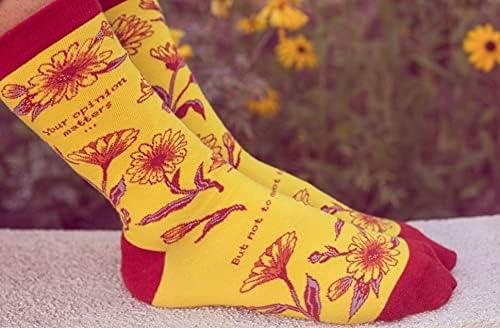 imageCrazy Dog TShirts Womens Your Opinion Matters But Not to Me Socks Funny Sarcastic Rude Graphic Novelty Footwear