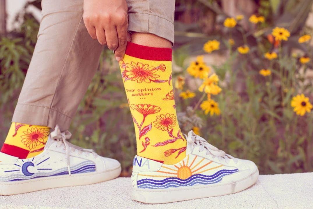 imageCrazy Dog TShirts Womens Your Opinion Matters But Not to Me Socks Funny Sarcastic Rude Graphic Novelty Footwear