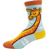 Crazy Dog T-Shirts Cute Animal Socks for Women Fun Socks with Animals and Sarcastic Humor(Get on My Level)