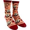 Crazy Dog T-Shirts Cute Animal Socks for Women Fun Socks with Animals and Sarcastic Humor(Hedgehogs Sharing)