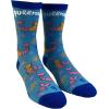 Crazy Dog T-Shirts Cute Animal Socks for Women Fun Socks with Animals and Sarcastic Humor(Purrmaid)