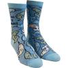 Crazy Dog T-Shirts Cute Animal Socks for Women Fun Socks with Animals and Sarcastic Humor(Save the Narwhals)