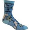 Crazy Dog T-Shirts Cute Animal Socks for Women Fun Socks with Animals and Sarcastic Humor(Save the Narwhals)