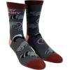 Crazy Dog T-Shirts Cute Animal Socks for Women Fun Socks with Animals and Sarcastic Humor(Stay Trashy)