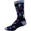 Crazy Dog T-Shirts Womens Halloween Socks Funny Spooky October Fall Novelty Graphic Footwear(Hocus Pocus)