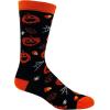 Crazy Dog T-Shirts Womens Halloween Socks Funny Spooky October Fall Novelty Graphic Footwear(Jack-o-lantern)