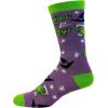 Crazy Dog T-Shirts Womens Halloween Socks Funny Spooky October Fall Novelty Graphic Footwear(Witches Be Crazy)
