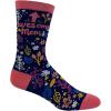 Funny Mom Socks for Women – Awesome Mom Floral Crew Socks – Cute Mother’s Day, Birthday, Christmas Gift – Soft Cotton, Comfy Fit