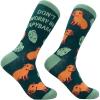 Crazy Dog T-Shirts Cute Animal Socks for Women Fun Socks with Animals and Sarcastic Humor(Be Capybara)