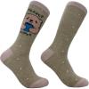 Crazy Dog T-Shirts Cute Animal Socks for Women Fun Socks with Animals and Sarcastic Humor(Bearly Awake)