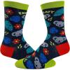 Crazy Dog T-Shirts Cute Animal Socks for Women Fun Socks with Animals and Sarcastic Humor(Ekoalaty)