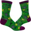 Crazy Dog T-Shirts Women’s Gardening Tools Socks Funny Vegetable Gardener Graphic Novelty Footwear