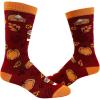 Crazy Dog T-Shirts Womens Halloween Socks Funny Spooky October Fall Novelty Graphic Footwear(Pumpkin Spice)