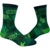Crazy Dog T-Shirts Women’s Introverted But Willing to Discuss Plants Socks Funny Gardening House Plant Graphic Footwear