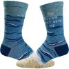 Crazy Dog T-Shirts Women’s The Ocean Just Gets Me Socks Funny Beach Vacation Boating Novelty Footwear