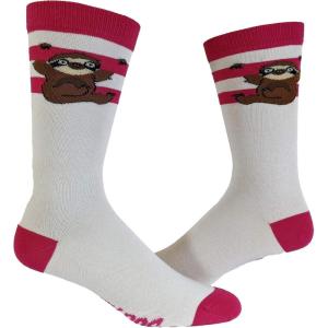 Crazy Dog T-Shirts Cute Animal Socks for Women Fun Socks with Animals and Sarcastic Humor(Sloth)