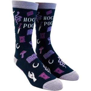 Crazy Dog T-Shirts Womens Halloween Socks Funny Spooky October Fall Novelty Graphic Footwear(Hocus Pocus)