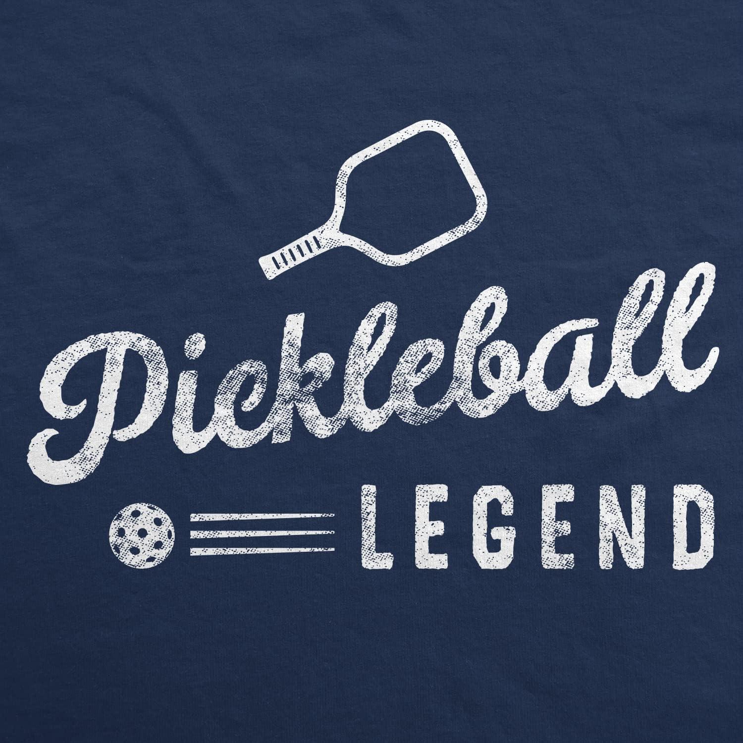 imageCrazy Dog TShirts Pickleball Legend Unisex Hoodie Funny Pickle Ball Super Star Hooded SweatshirtNavy Pickleball