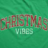 Crazy Dog Funny Christmas Unisex Hoodies Holiday Hooded Sweatshirts for Men and Women(Green – Xmas Vibes)